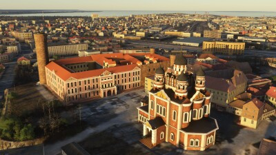 Iron Sim Tallinn City Landmarks - Microsoft Flight Simulator screenshot