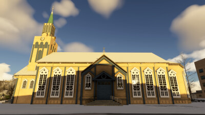 Iron Sim Tromso City Landmarks - Microsoft Flight Simulator screenshot