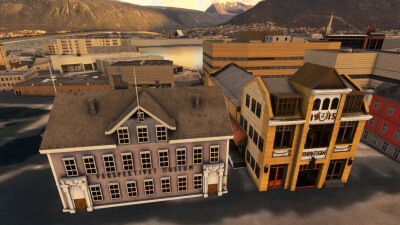 Iron Sim Tromso City Landmarks - Microsoft Flight Simulator screenshot