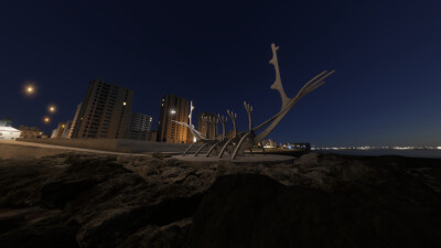 Iron Sim Reykjavík City Landmarks - Microsoft Flight Simulator screenshot