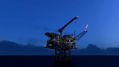 Aerosoft Offshore Landmarks: North Sea - Microsoft Flight Simulator 2024 screenshot