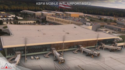 KBFM Mobile International Airport - Microsoft Flight Simulator screenshot