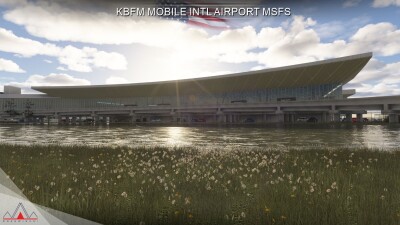 KBFM Mobile International Airport - Microsoft Flight Simulator screenshot