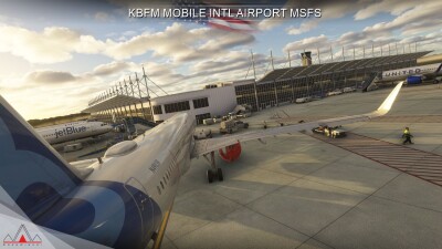 KBFM Mobile International Airport - Microsoft Flight Simulator screenshot