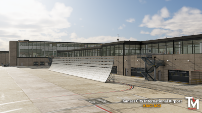KMCI Kansas City International Airport - X-Plane 12 screenshot