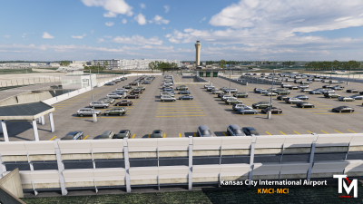 KMCI Kansas City International Airport - X-Plane 12 screenshot