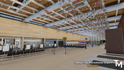 KMCI Kansas City International Airport - X-Plane 12 screenshot