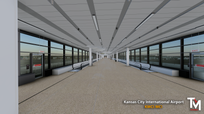 KMCI Kansas City International Airport - X-Plane 12 screenshot
