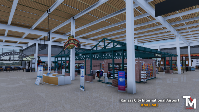 KMCI Kansas City International Airport - X-Plane 12 screenshot