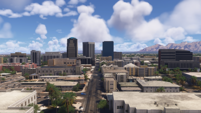 Iron Sim Tucson City Landmarks - Microsoft Flight Simulator 2024 screenshot