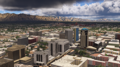 Iron Sim Tucson City Landmarks - Microsoft Flight Simulator 2024 screenshot