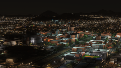 Iron Sim Tucson City Landmarks - Microsoft Flight Simulator 2024 screenshot