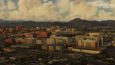 Iron Sim Tucson City Landmarks - Microsoft Flight Simulator 2024 screenshot