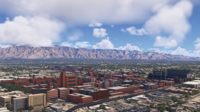 Iron Sim Tucson City Landmarks - Microsoft Flight Simulator 2024 screenshot