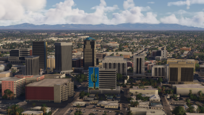 Iron Sim Tucson City Landmarks - Microsoft Flight Simulator 2024 screenshot