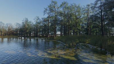 Burning Blue Design Enhanced Global Vegetation - Microsoft Flight Simulator 2024 screenshot