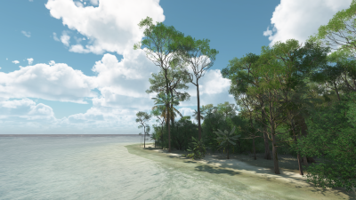 Burning Blue Design Enhanced Global Vegetation - Microsoft Flight Simulator 2024 screenshot