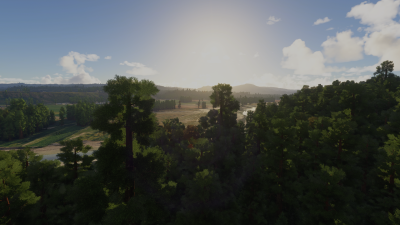 Burning Blue Design Enhanced Global Vegetation - Microsoft Flight Simulator 2024 screenshot