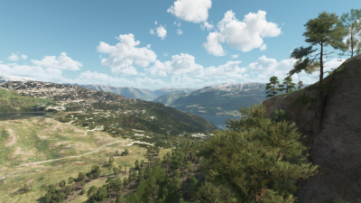 Burning Blue Design Enhanced Global Vegetation - Microsoft Flight Simulator 2024 screenshot