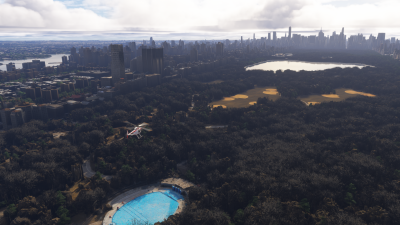 Burning Blue Design Enhanced Global Vegetation - Microsoft Flight Simulator 2024 screenshot