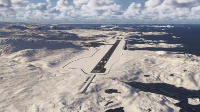 BGJN Ilulissat Airport - Microsoft Flight Simulator 2024 screenshot