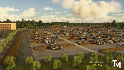EKBI Billund Airport - Microsoft Flight Simulator screenshot