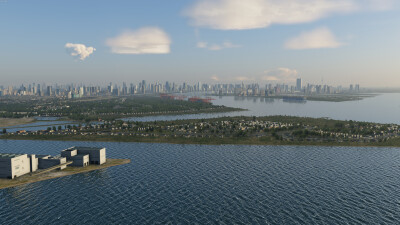 SamScene3D Tokyo City Skyline X-Plane 12 screenshot