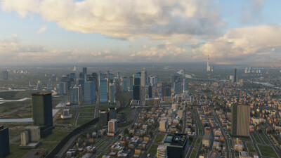 SamScene3D Tokyo City Skyline X-Plane 12 screenshot