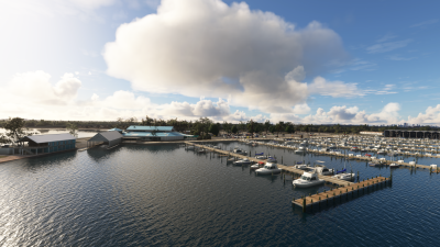 KNEW New Orleans Lakefront Airport - Microsoft Flight Simulator screenshot