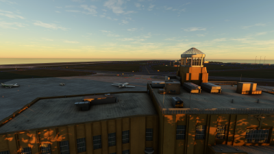 KNEW New Orleans Lakefront Airport - Microsoft Flight Simulator screenshot
