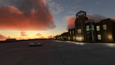 KNEW New Orleans Lakefront Airport - Microsoft Flight Simulator screenshot