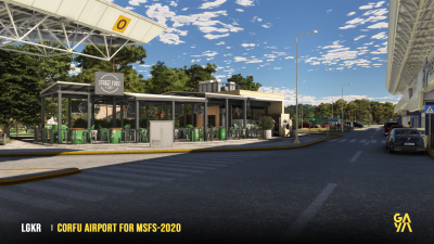 LGKR Corfu International Airport - Microsoft Flight Simulator screenshot