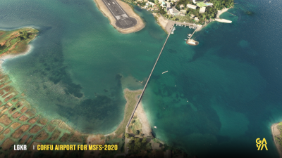 LGKR Corfu International Airport - Microsoft Flight Simulator screenshot