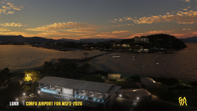 LGKR Corfu International Airport - Microsoft Flight Simulator screenshot