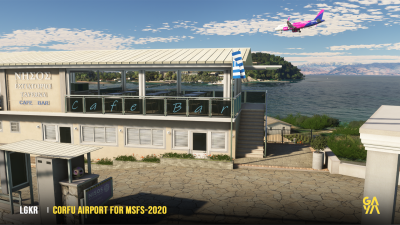 LGKR Corfu International Airport - Microsoft Flight Simulator screenshot