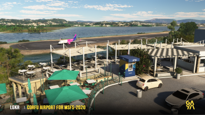 LGKR Corfu International Airport - Microsoft Flight Simulator screenshot