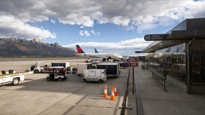 KJAC Jackson Hole Airport - Microsoft Flight Simulator 2024 screenshot