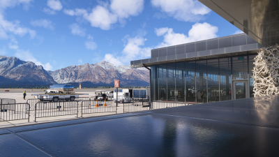 KJAC Jackson Hole Airport - Microsoft Flight Simulator 2024 screenshot