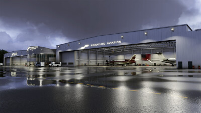 KTEB Teterboro Airport V2 - Microsoft Flight Simulator screenshot