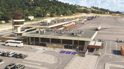 LGSK Skiathos International Airport - Microsoft Flight Simulator 2024 screenshot