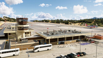 LGSK Skiathos International Airport - Microsoft Flight Simulator 2024 screenshot