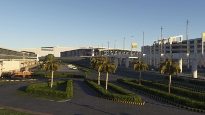 VIDP Indira Gandhi International Airport - Microsoft Flight Simulator screenshot