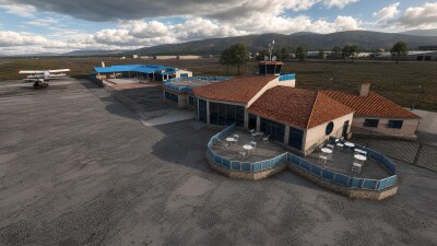 UGSA Natakhtari Airfield - Microsoft Flight Simulator screenshot