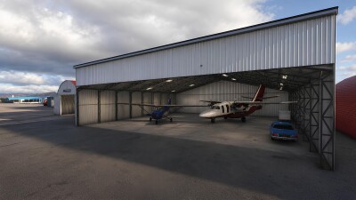 UGSA Natakhtari Airfield - Microsoft Flight Simulator screenshot