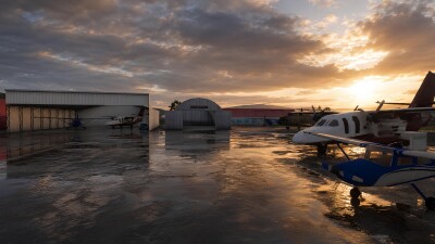 UGSA Natakhtari Airfield - Microsoft Flight Simulator screenshot