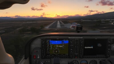 UGSA Natakhtari Airfield - Microsoft Flight Simulator screenshot