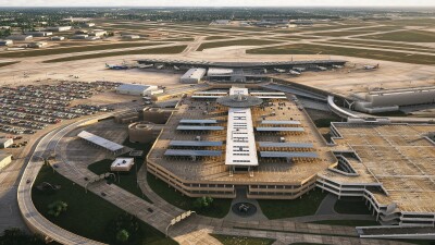 KHOU Houston William P. Hobby Airport - Microsoft Flight Simulator 2024 screenshot