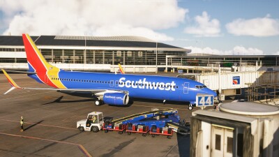 KHOU Houston William P. Hobby Airport - Microsoft Flight Simulator 2024 screenshot