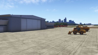 KBKL Cleveland Burke Lakefront Airport - Microsoft Flight Simulator 2024 screenshot