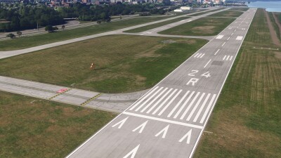 KBKL Cleveland Burke Lakefront Airport - Microsoft Flight Simulator 2024 screenshot